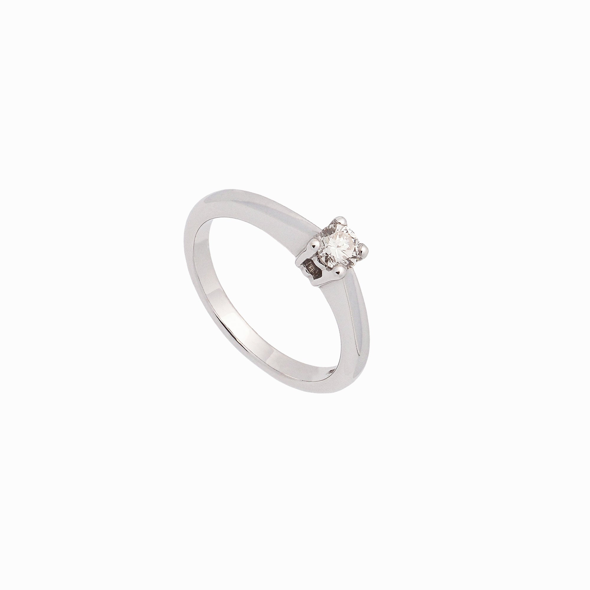 Anillo de Compromiso Solitario Brillante 0,21 quilates
